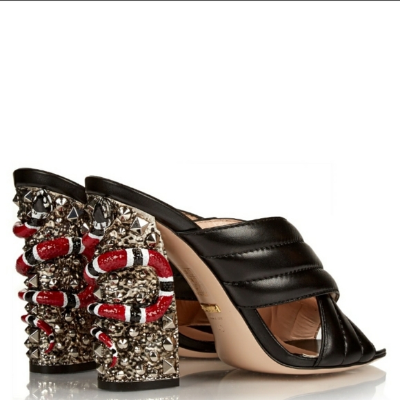 gucci snake mules